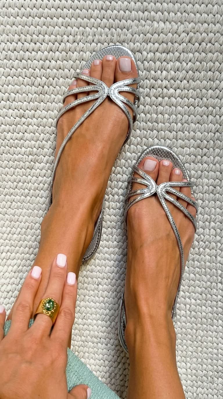 Domitiliana | Sandalias Doradas Elegancia de Verano