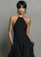 Herlinda™ Vestido Maxi de Lino sin Mangas, Estilo Minimalista