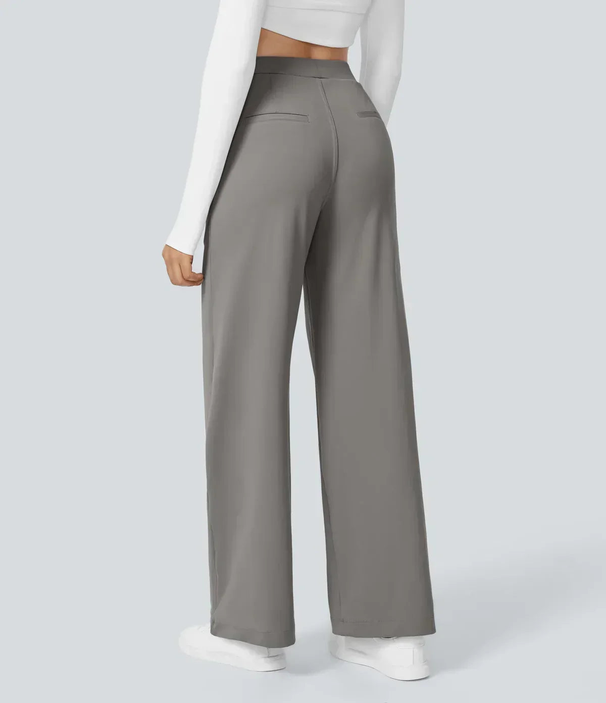 Leonarda™ Pantalón Elegante de Talle Alto y Pierna Ancha para Mujer