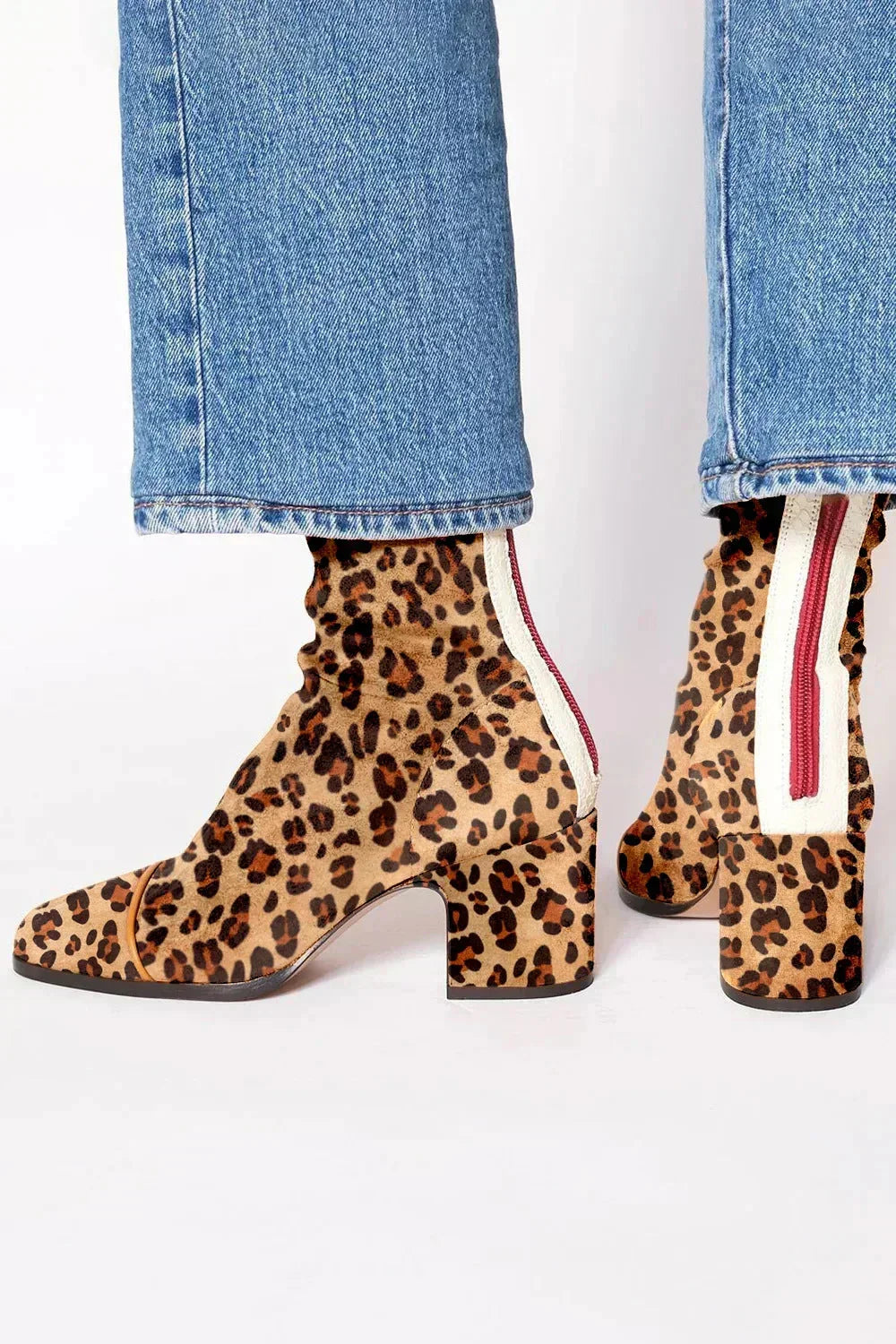 Prudencia™ Botas de Gamuza con Tacón Bajo – Comodidad Diaria
