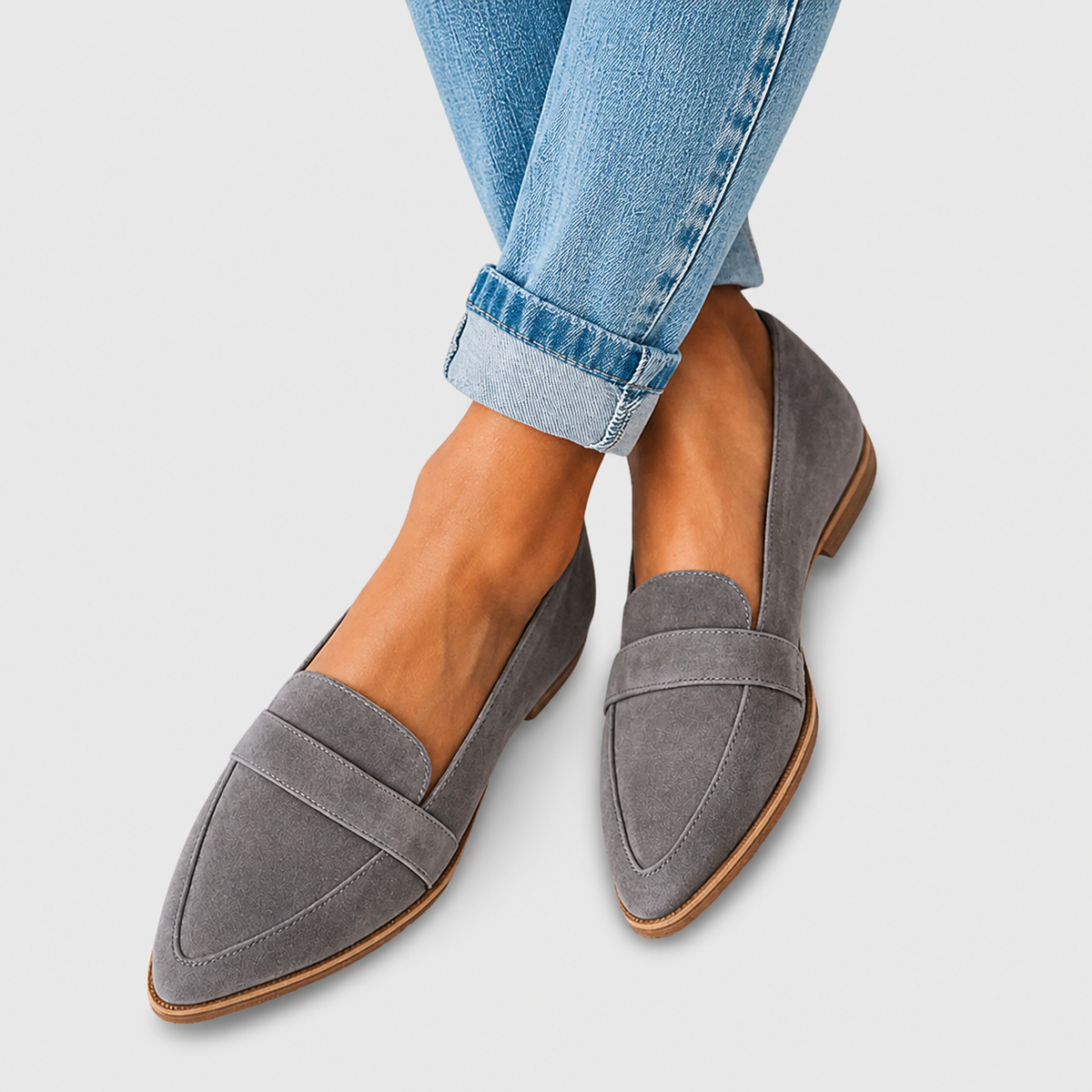 Helen | Pantuflas Ortopédicas de Gamuza Suave