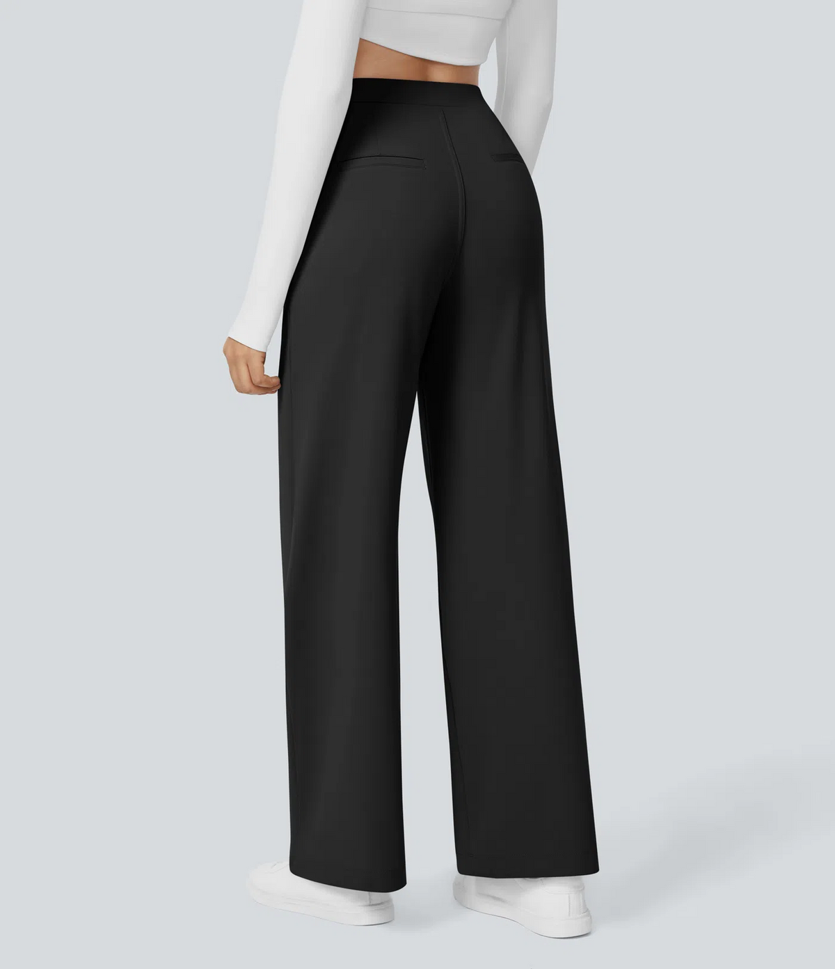 Leonarda™ Pantalón Elegante de Talle Alto y Pierna Ancha para Mujer