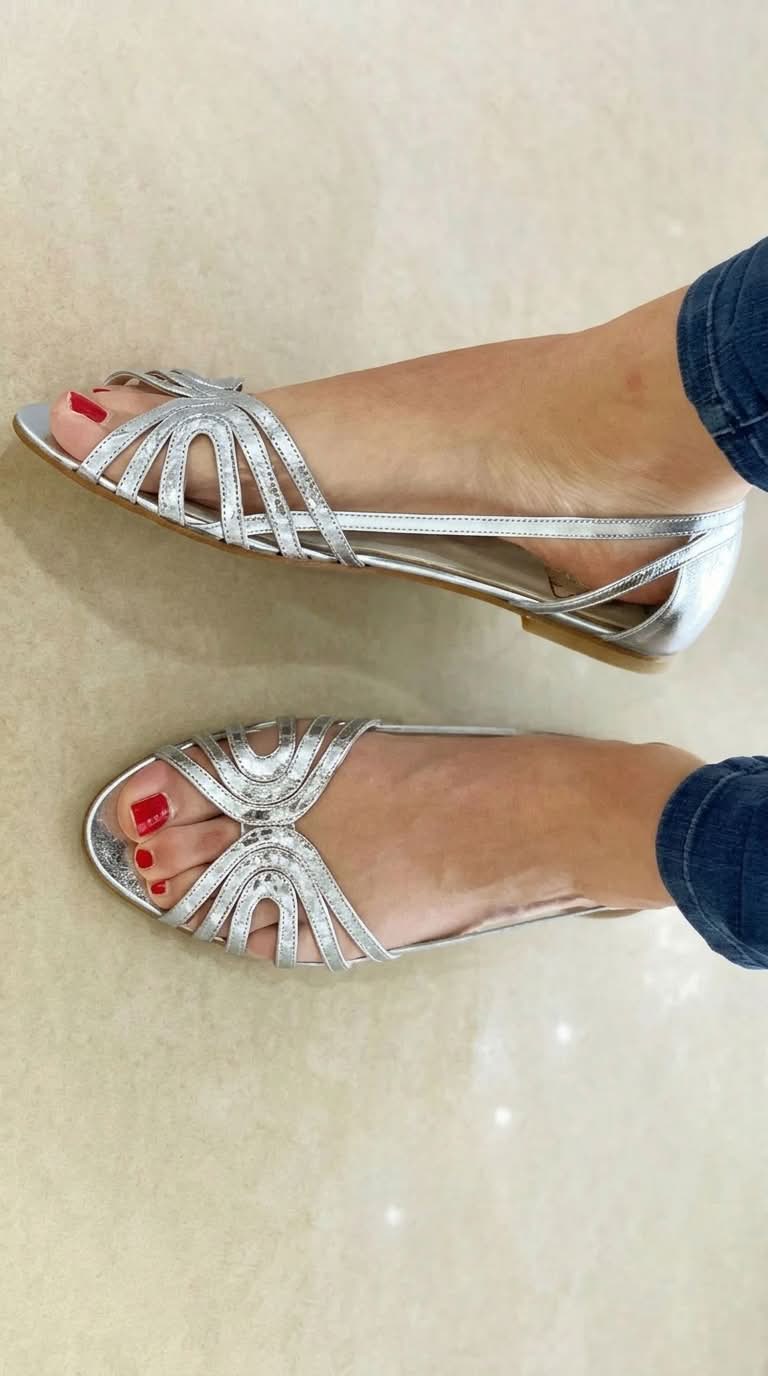 Engracia | Sandalias Doradas Ligeras de Verano