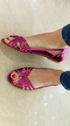 Engracia | Sandalias Doradas Ligeras de Verano