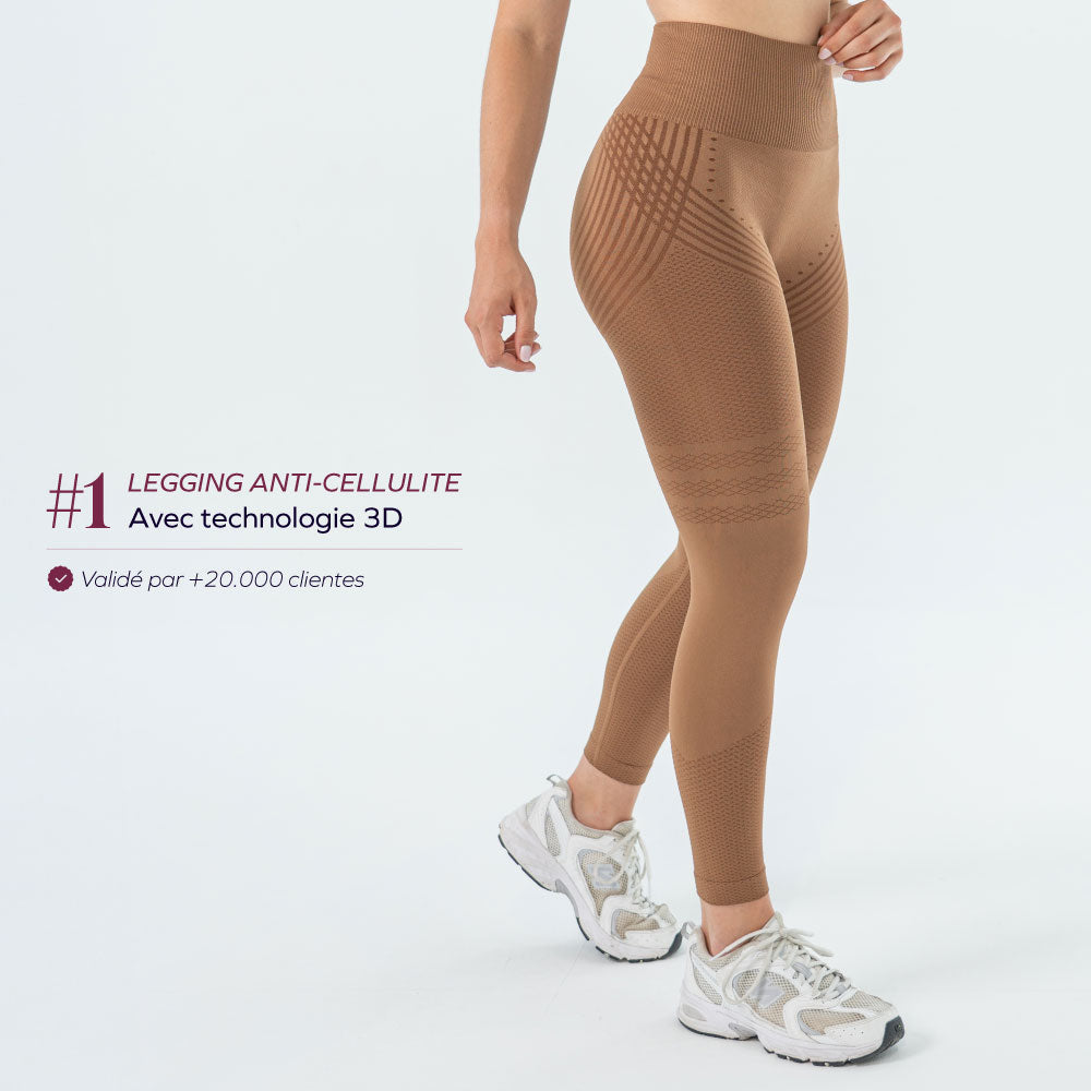 Tuxtla™ Leggings 3D Anticelulíticos con Compresión Suave