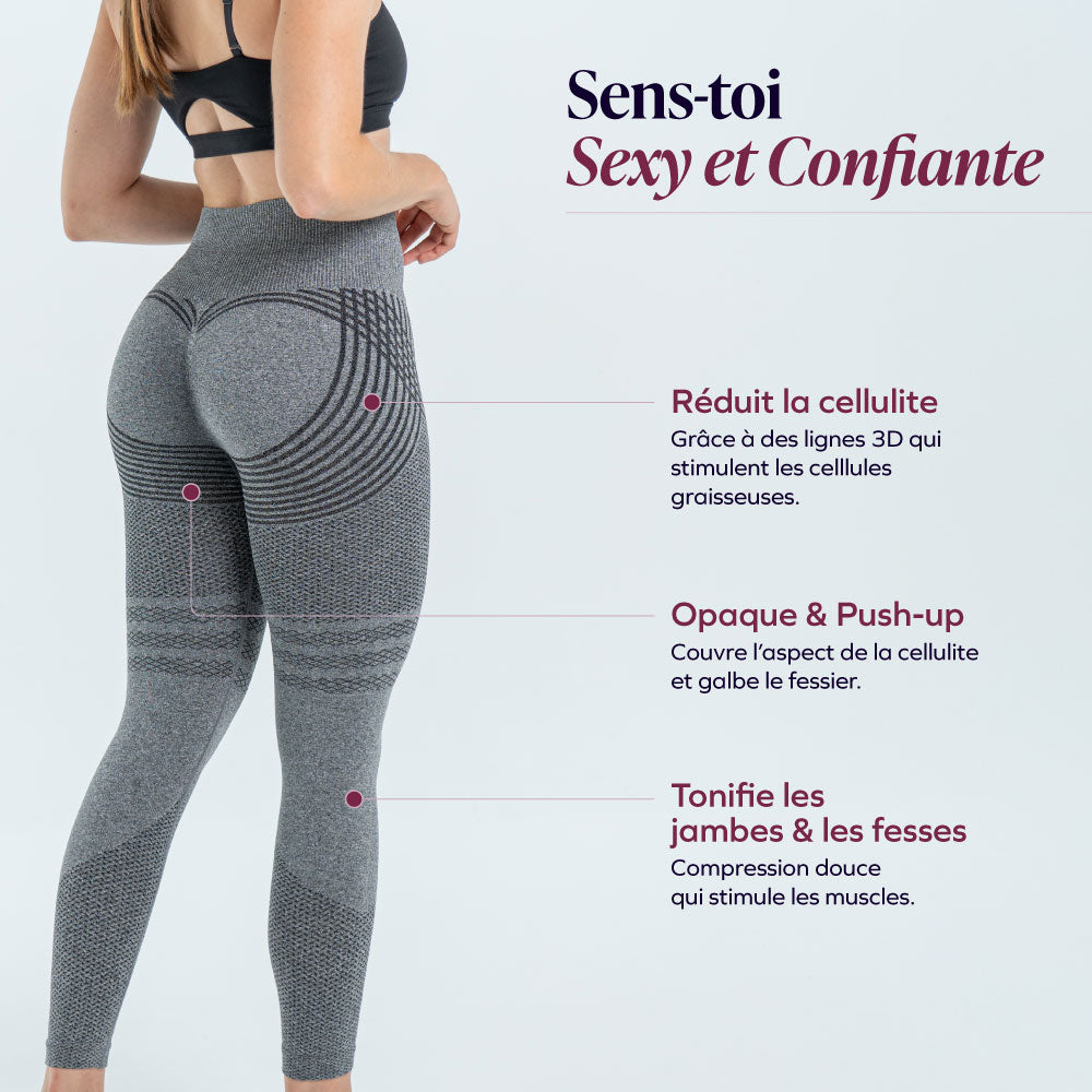 Izamal™ Leggings 3D Drenantes Anticelulíticos, Compresión Suave