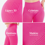 Yolotzin™ Leggings 3D Drenantes Anticelulíticos con Compresión