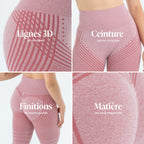 Papantla™ Leggings 3D Drenantes Anticelulíticos – Tela de Compresión