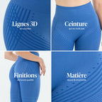 Tehuacán™ Leggings 3D Drenantes Anticelulíticos con Compresión Suave
