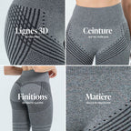 Izamal™ Leggings 3D Drenantes Anticelulíticos, Compresión Suave