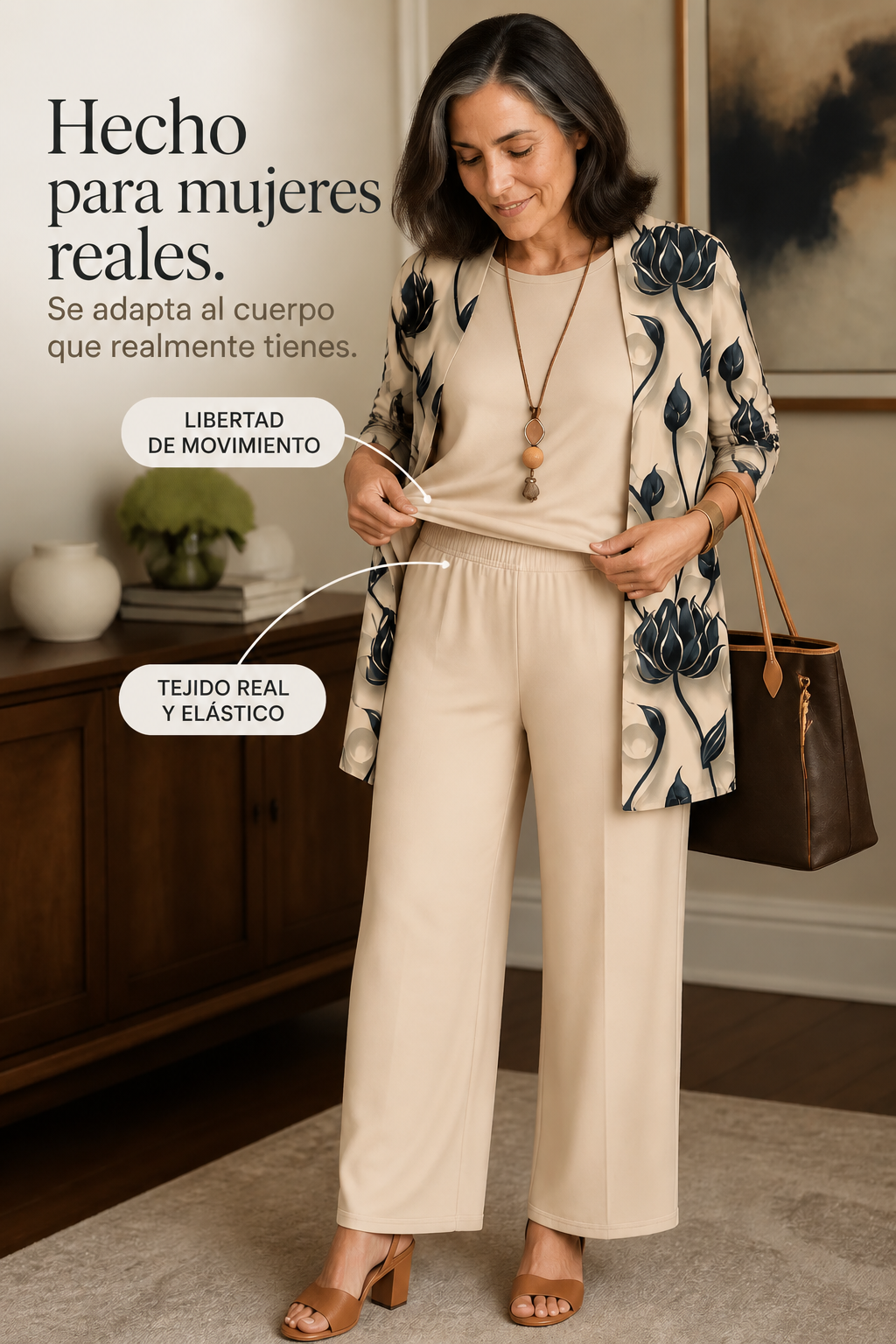 Jennifer | Conjunto de Tres Piezas Elegancia Clásica