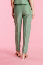 Roselia™ Pantalón de Vestir Shantung de Talle Alto para Mujer