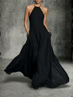 Herlinda™ Vestido Maxi de Lino sin Mangas, Estilo Minimalista