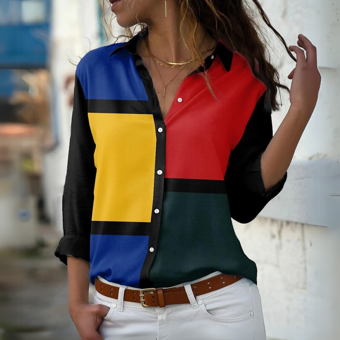 Blusa Estampada Elegante para Mujer – Corte Femenino