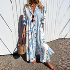 Mérida™ Vestido Boho de Primavera/Verano en Algodón y Viscosa
