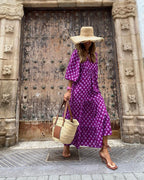 Mazatlán™ Vestido Boho Elegante para Mujer – Corte Fluido