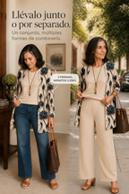 Jennifer | Conjunto de Tres Piezas Elegancia Clásica