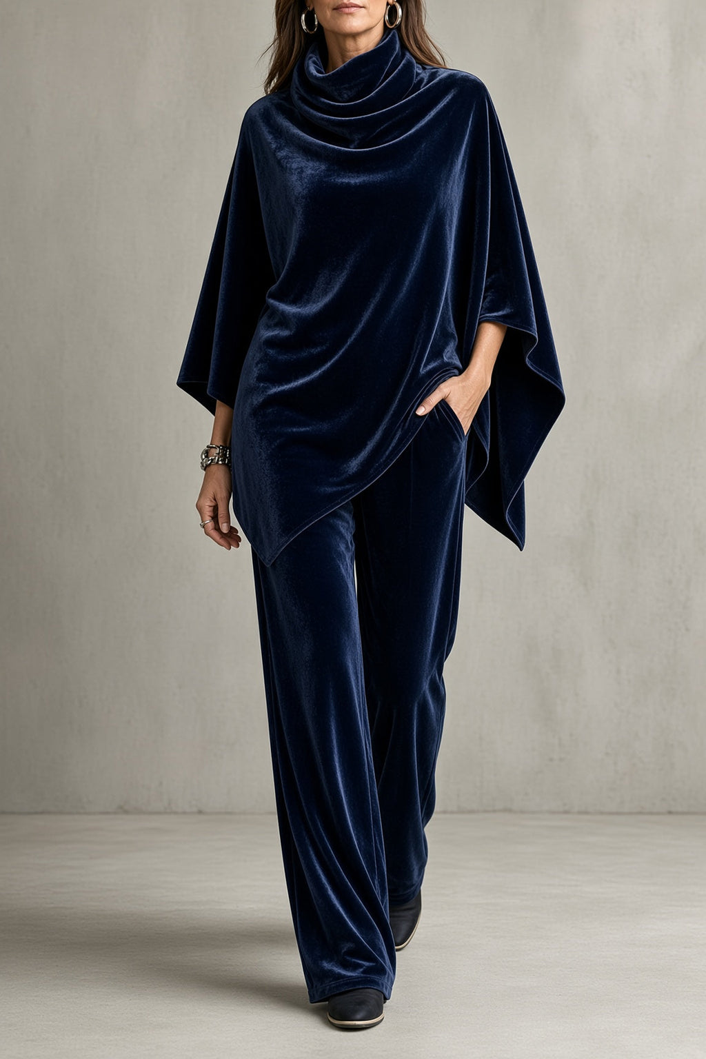 Donatella | Conjunto de Terciopelo Drapeado