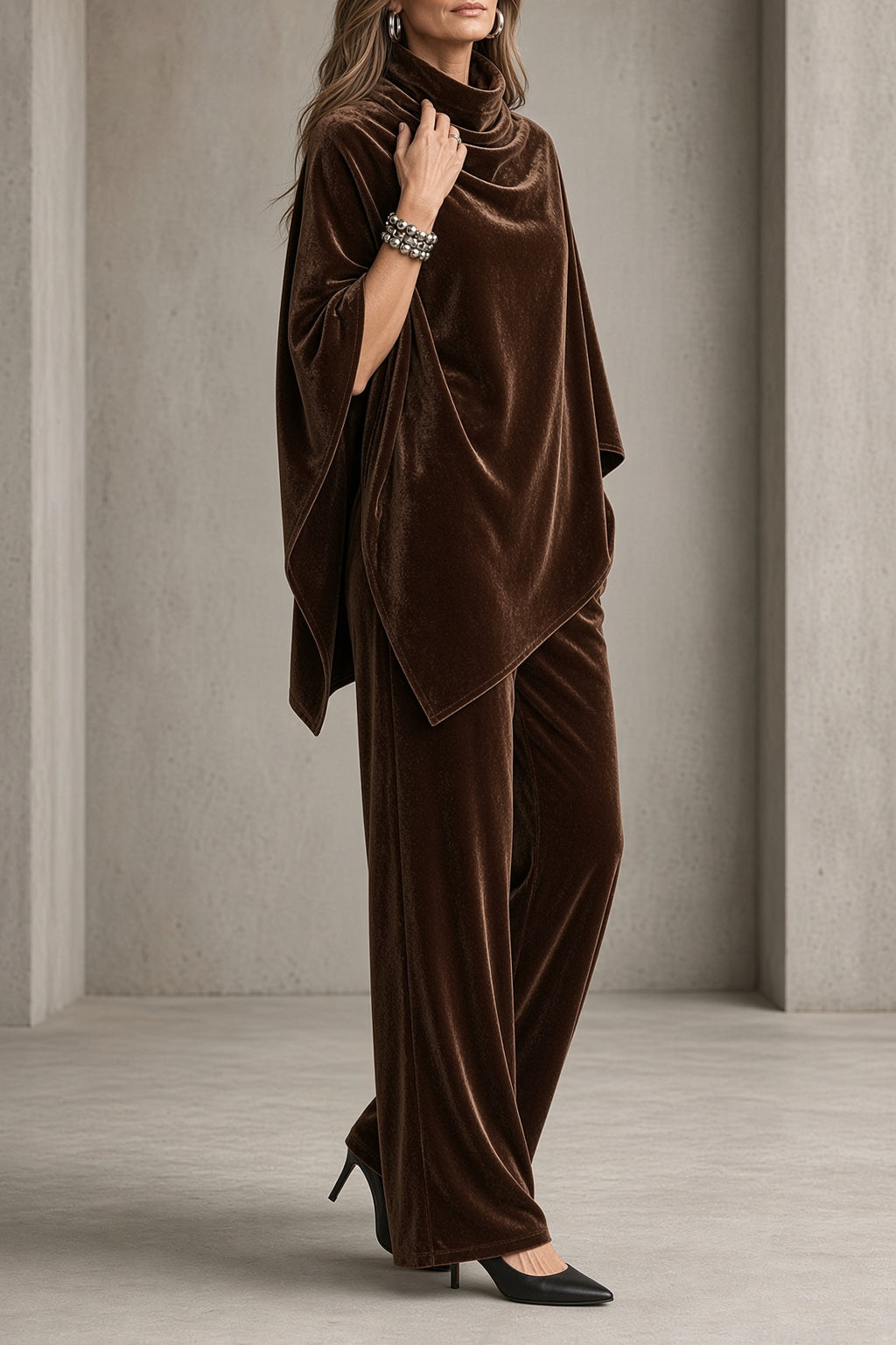 Donatella | Conjunto de Terciopelo Drapeado
