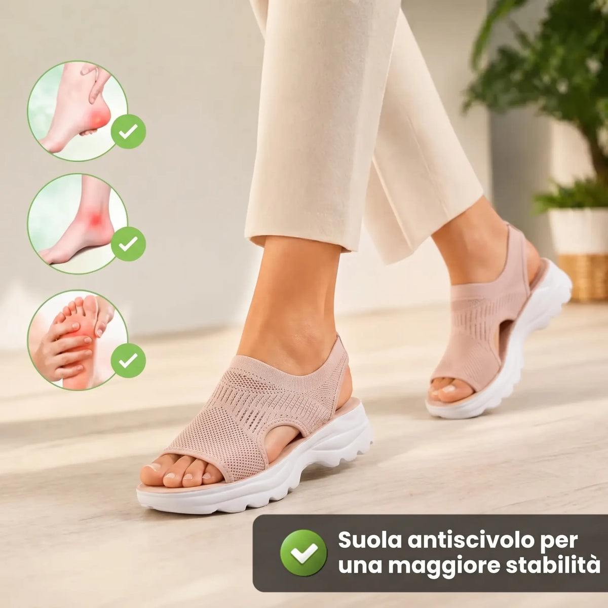 Prudenciana™ Sandalias Ortopédicas Antideslizantes