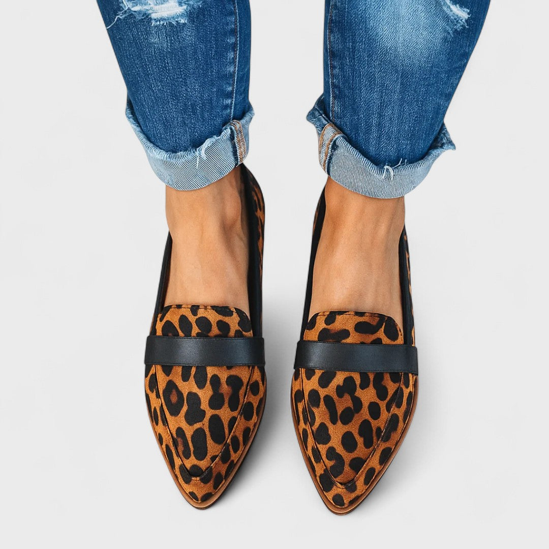 Anayeli™ Mocasines Ortopédicos de Piel para Mujer – Suela Antideslizante
