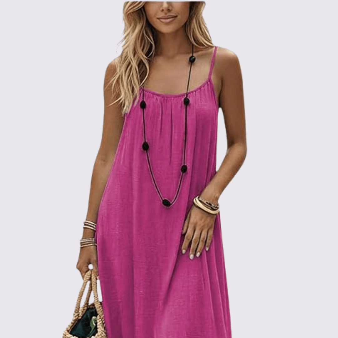 Gala™ Vestido Negro con Espalda Ajustable – Cómodo y Sexy