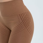 Uxmal™ Leggings 3D Drenantes Anticelulíticos, Café
