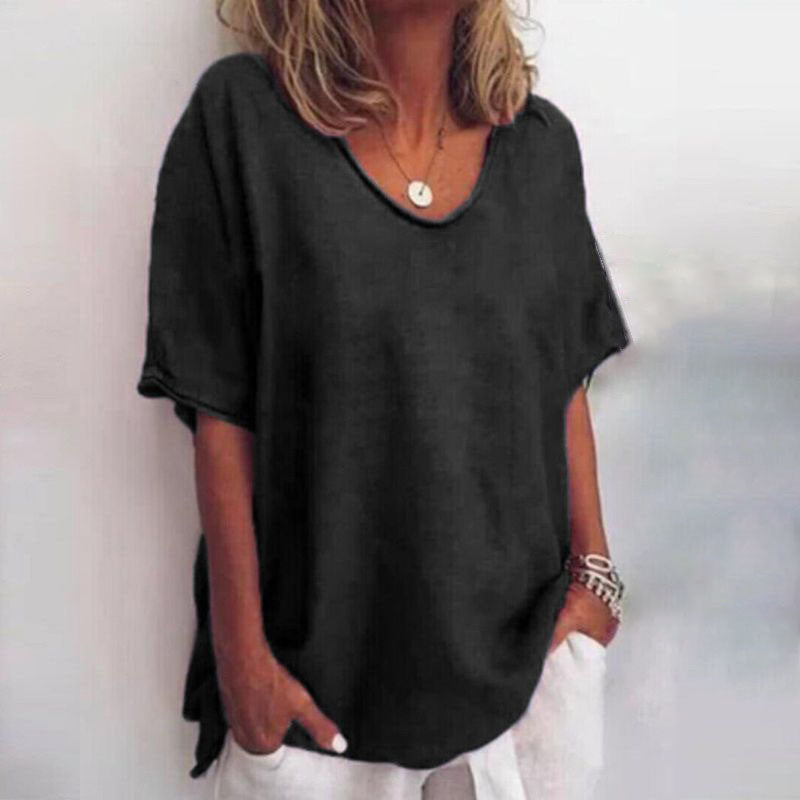 Yaretzi™ Blusa de Lino Atemporal y Ligera para Mujer