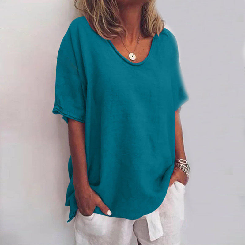 Yaretzi™ Blusa de Lino Atemporal y Ligera para Mujer
