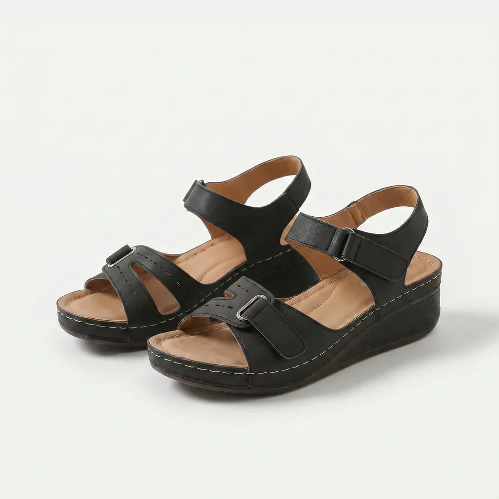 Abrilia™ Sandalias Ortopédicas de Cuña Cómodas