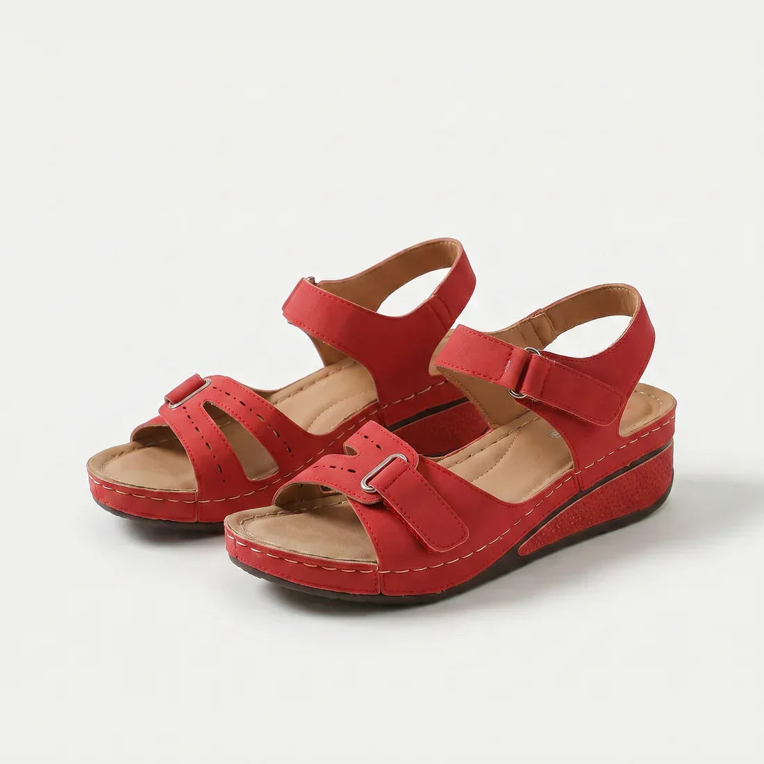 Abrilia™ Sandalias Ortopédicas de Cuña Cómodas