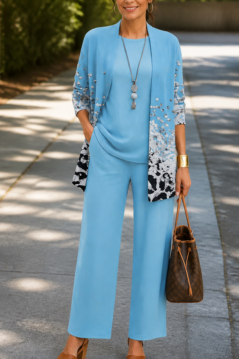 Jennifer | Conjunto de Tres Piezas Elegancia Clásica